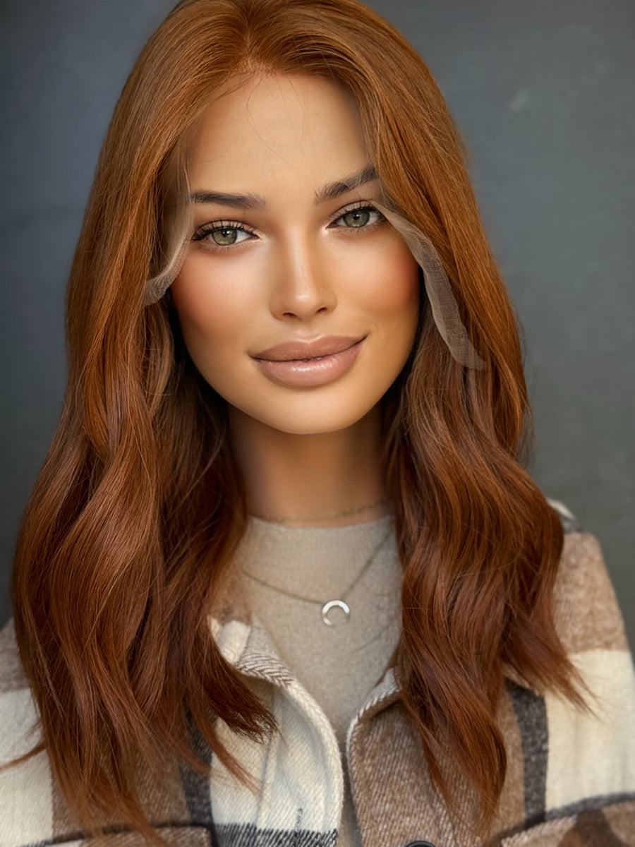 “Cowboy Copper” [M] 18” Lace Top Wig