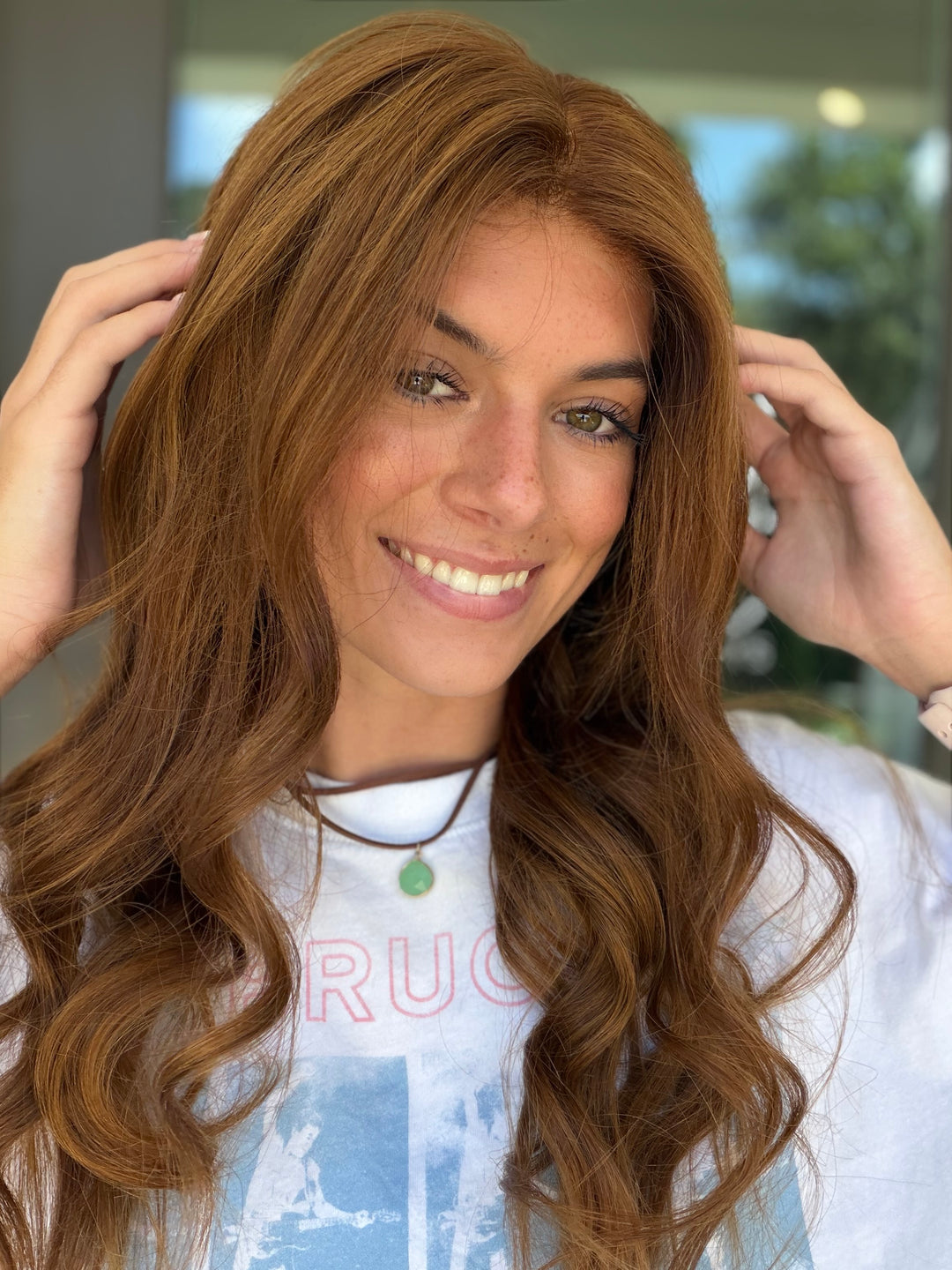 RESALE SS-0005 “Zoey” (M) 22” Lace Top Wig