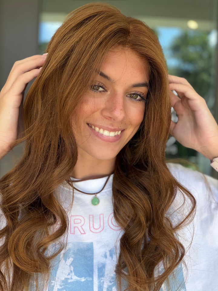 RESALE SS-0005 “Zoey” (M) 22” Lace Top Wig