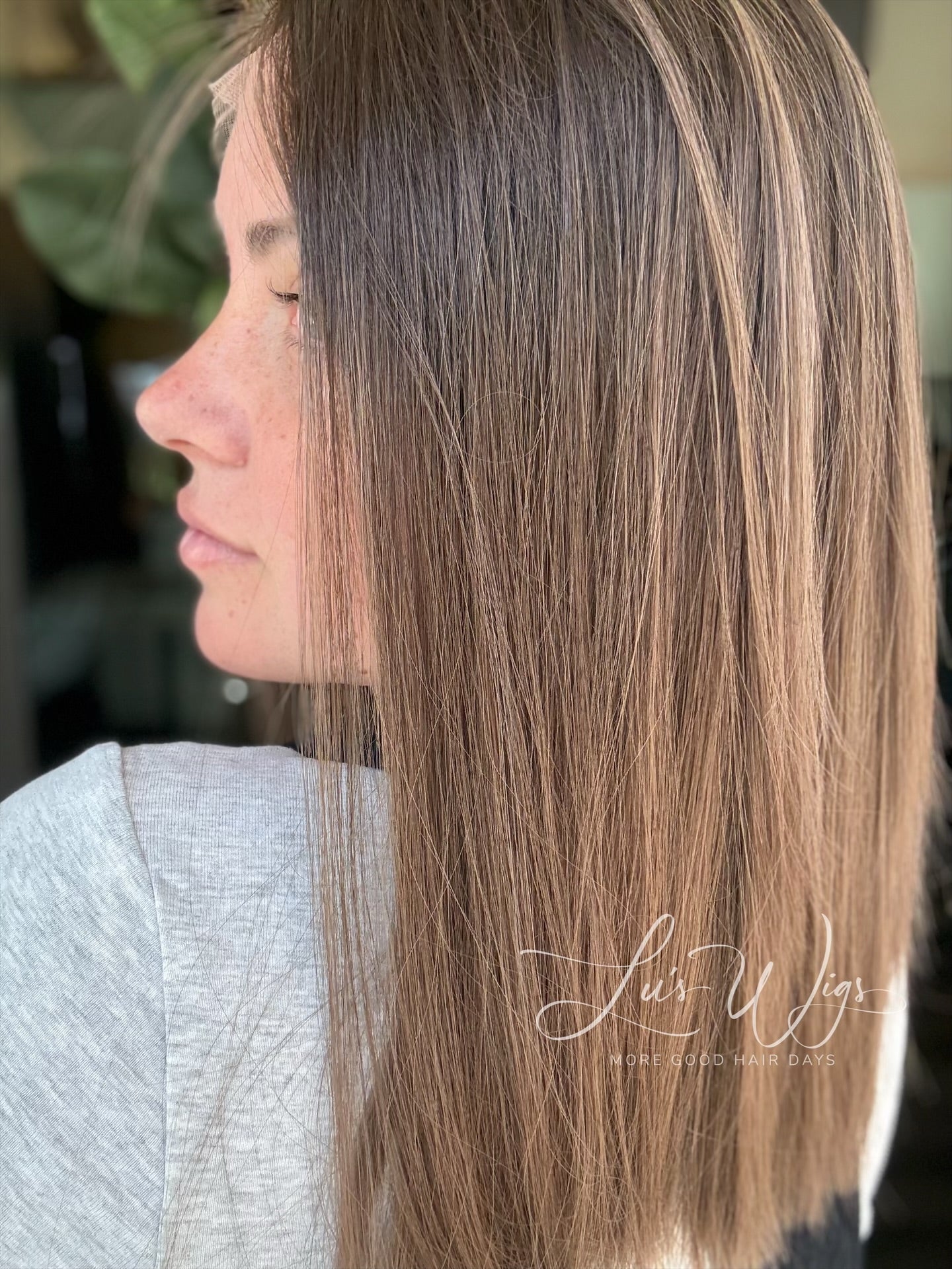 “Mocha Drift” [M] 16” Lace Top Wig