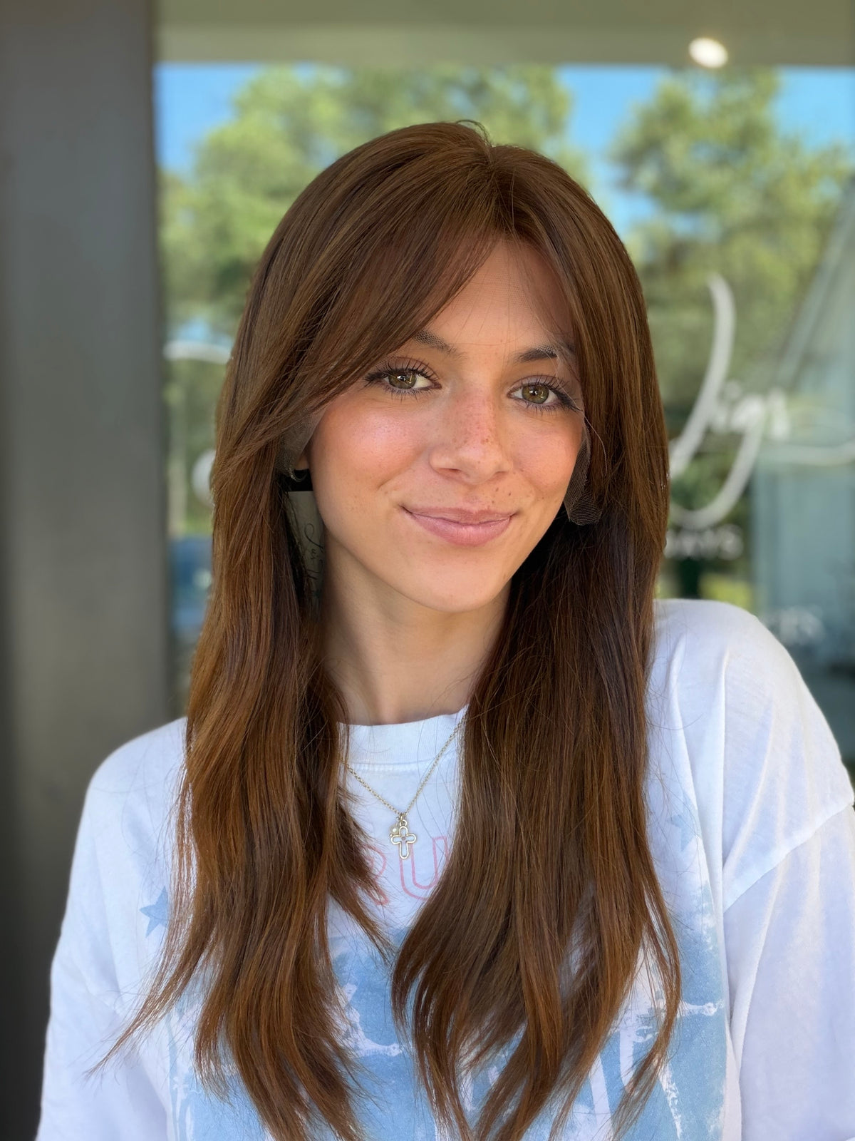 Selena (M) · 20” Lace Top Wig · Signature Mongolian