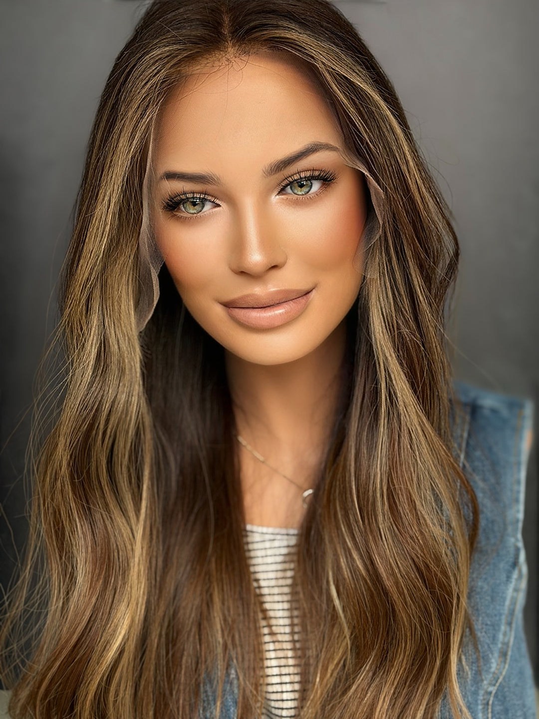 "Gracie" 22" [M] Lace Top Wig