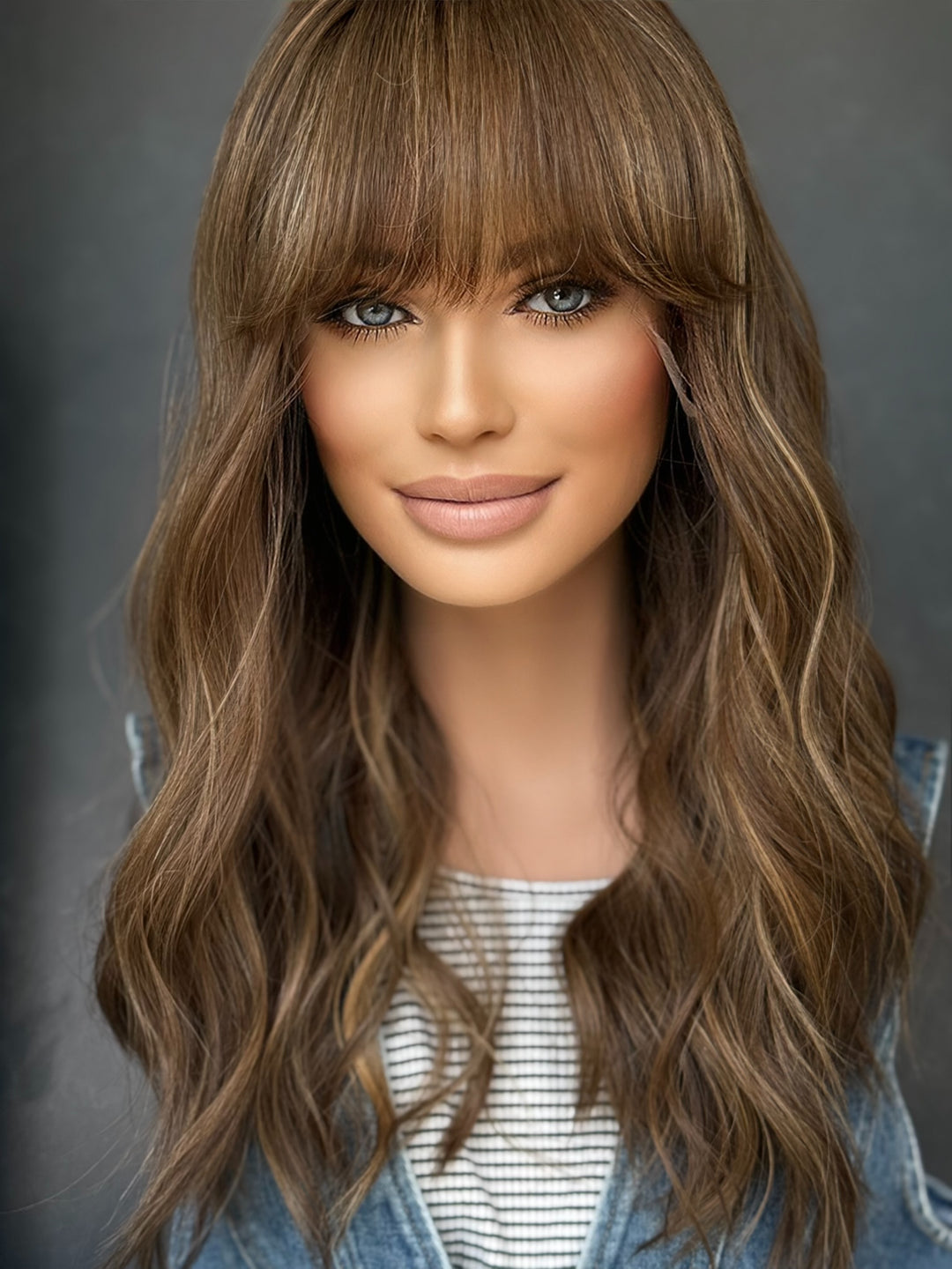 “Etta” 20” [L] lace top wig