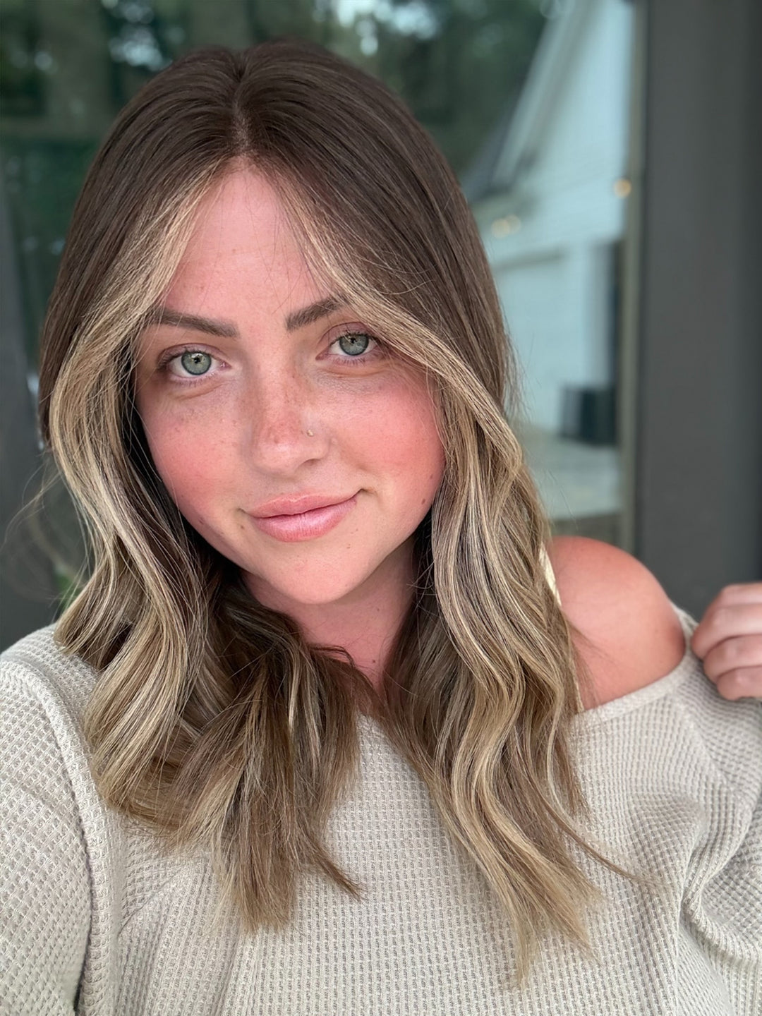 “Ella Langley” (XS) 18” Lace Top Wig