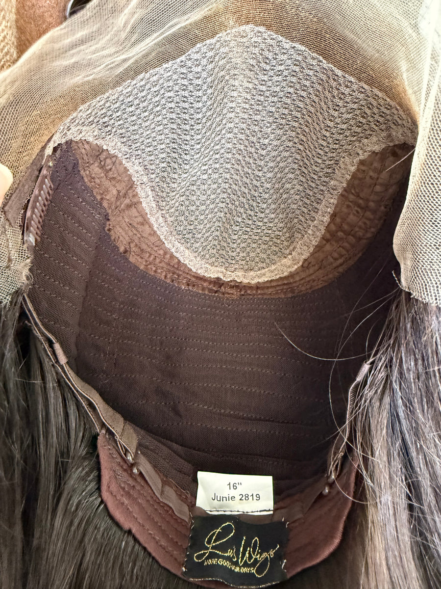 “Junie” [S] 16” Lace Top Wig