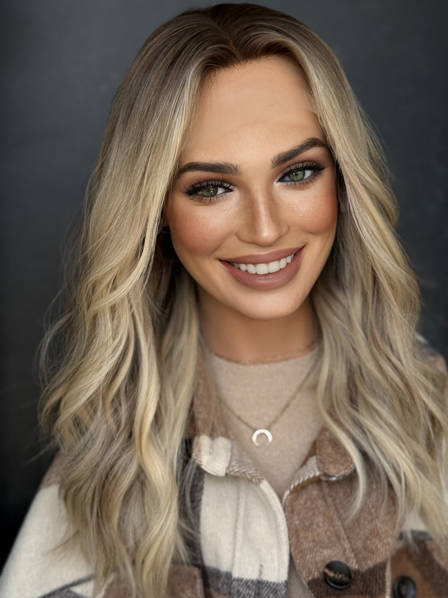 “B2827” [S] 18” Lace Top Wig