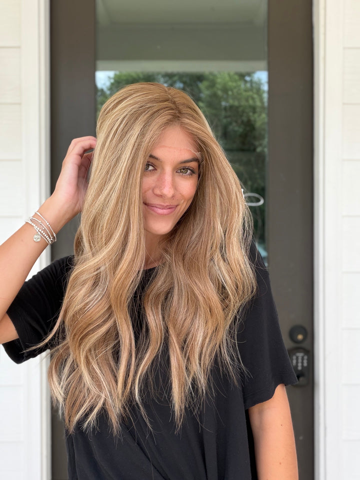 Lacey (M) 22” Lace Front Silk Top Wig