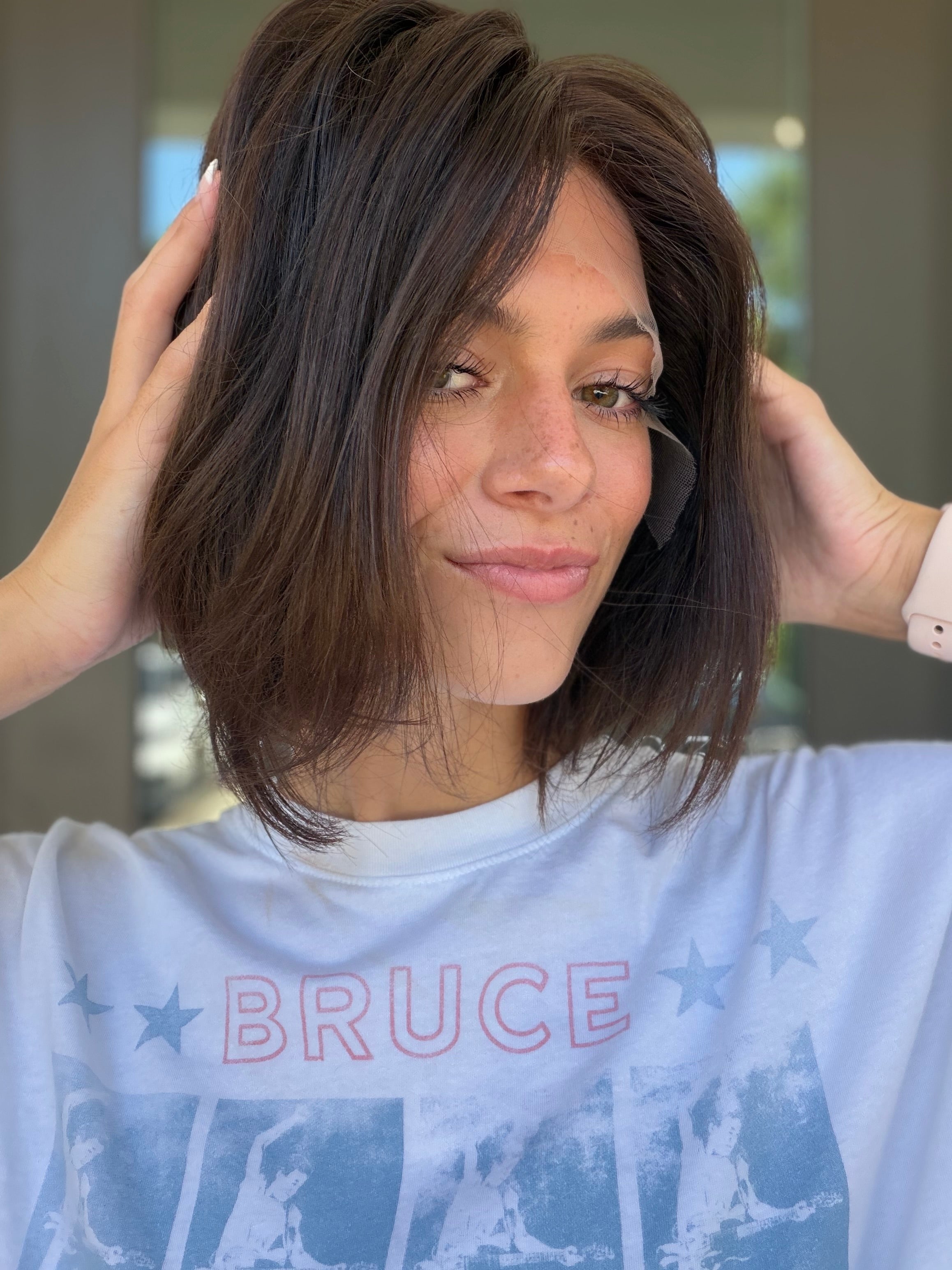 <b>Dark Chocolate Brown</b><br> <I>Classic European Collection</I> <br> Lace Top Wig