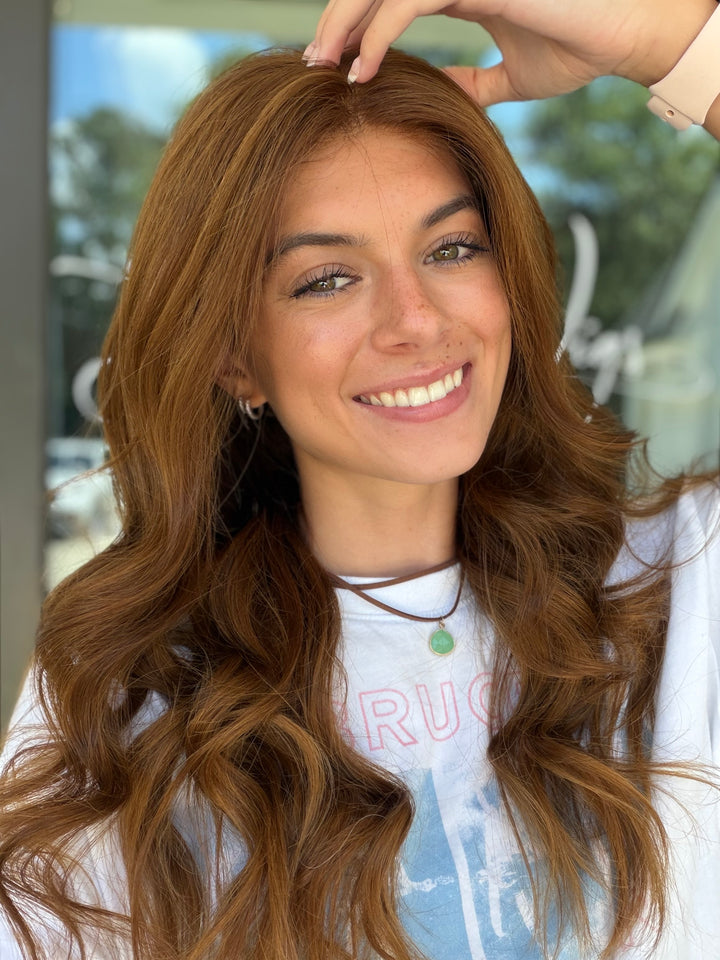 RESALE SS-0005 “Zoey” (M) 22” Lace Top Wig