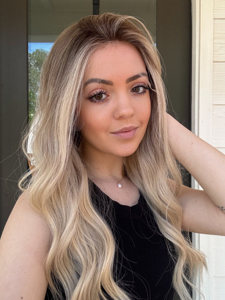 “B2689” [S] 18” Lace Top Wig