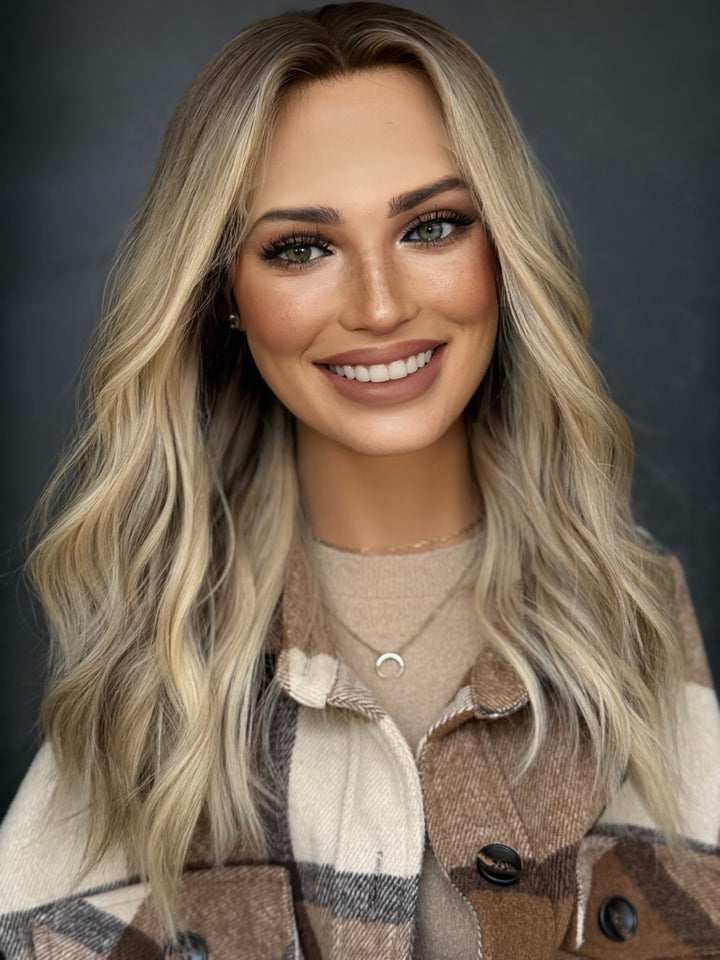 “B2827” [S] 18” Lace Top Wig