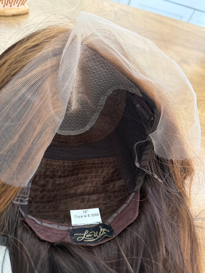 Cora (XS) 18” Lace Top Wig