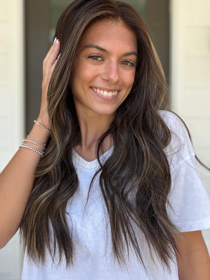 Jordyn with balayage (S) 24” Lace Top Wig