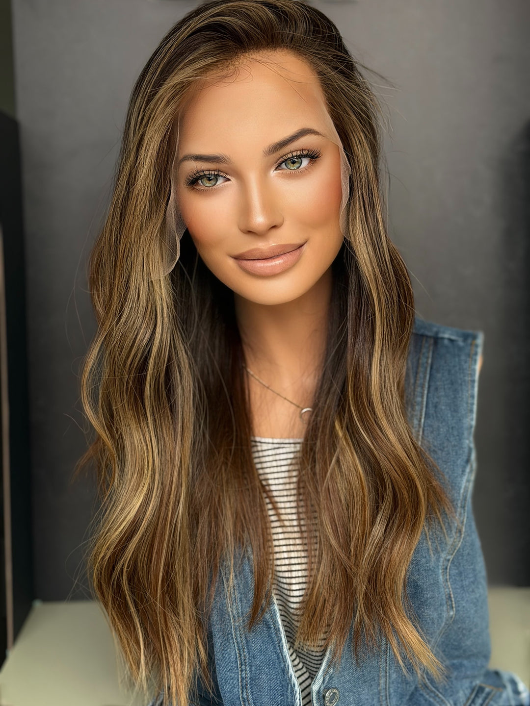 "Gracie" 22" [M] Lace Top Wig