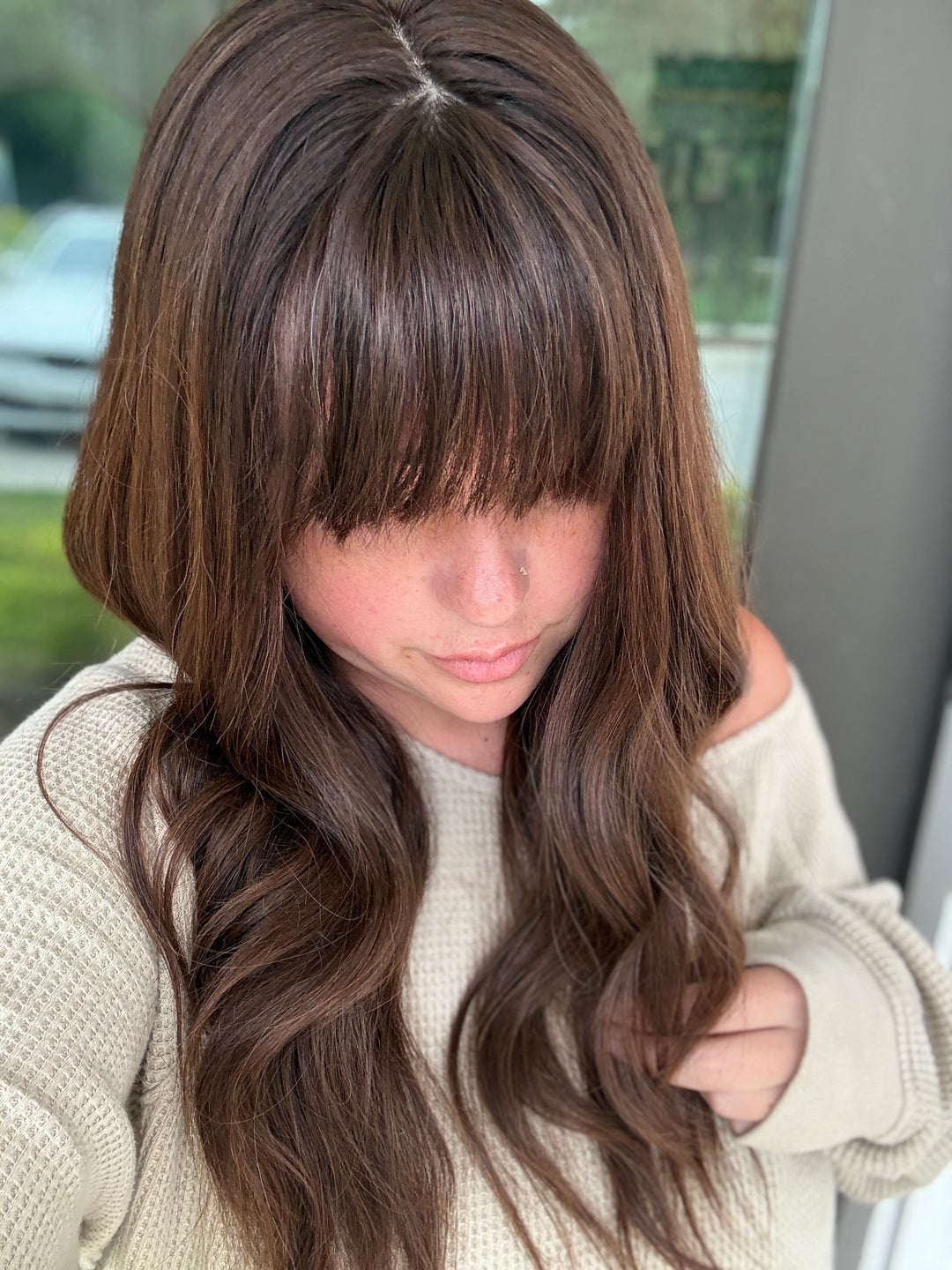 “Veronica” [M] 22” Silk top wig