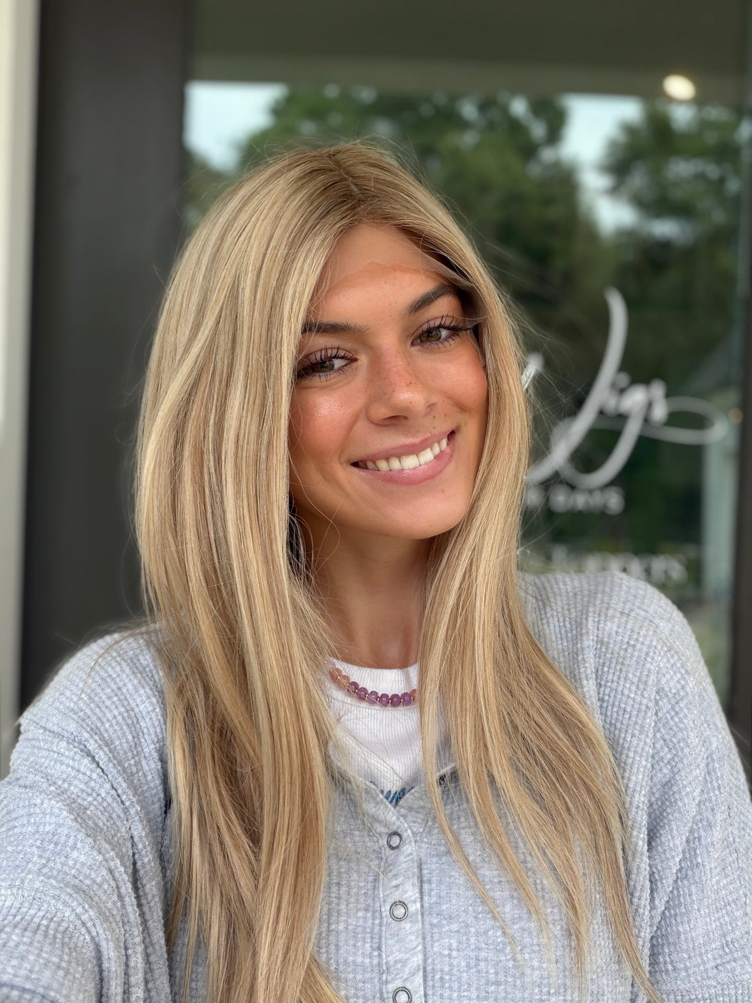 Rachel (M) 22” Lace Front Silk Top Wig