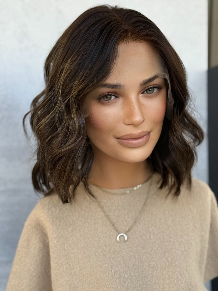 “Carol” {L} 12” Lace Top Wig