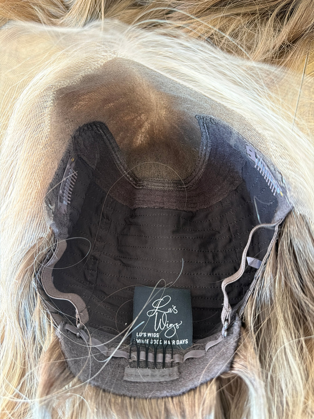 Champagne Smoke (S) 16” Lace Top Wig