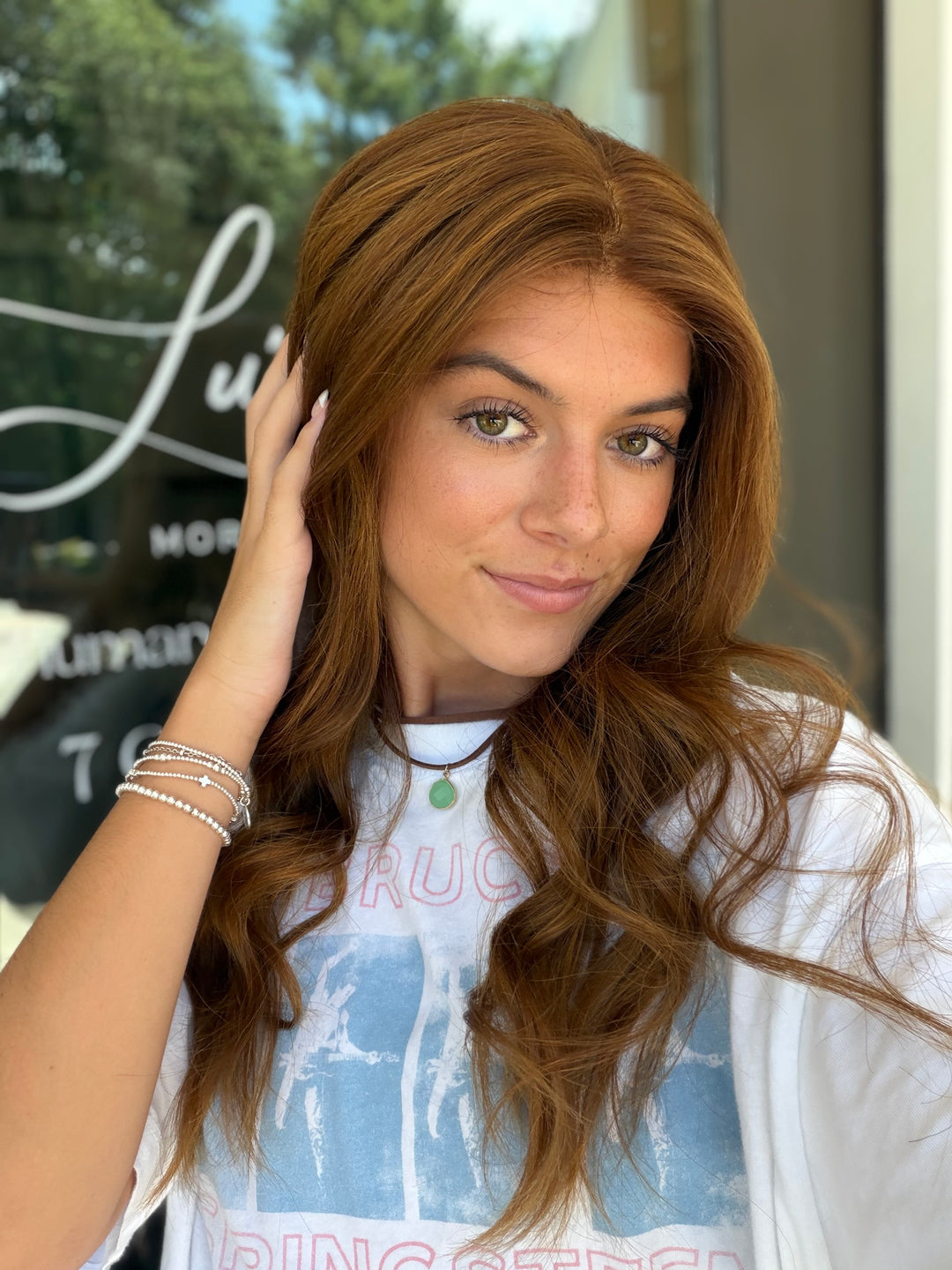 RESALE SS-0005 “Zoey” (M) 22” Lace Top Wig
