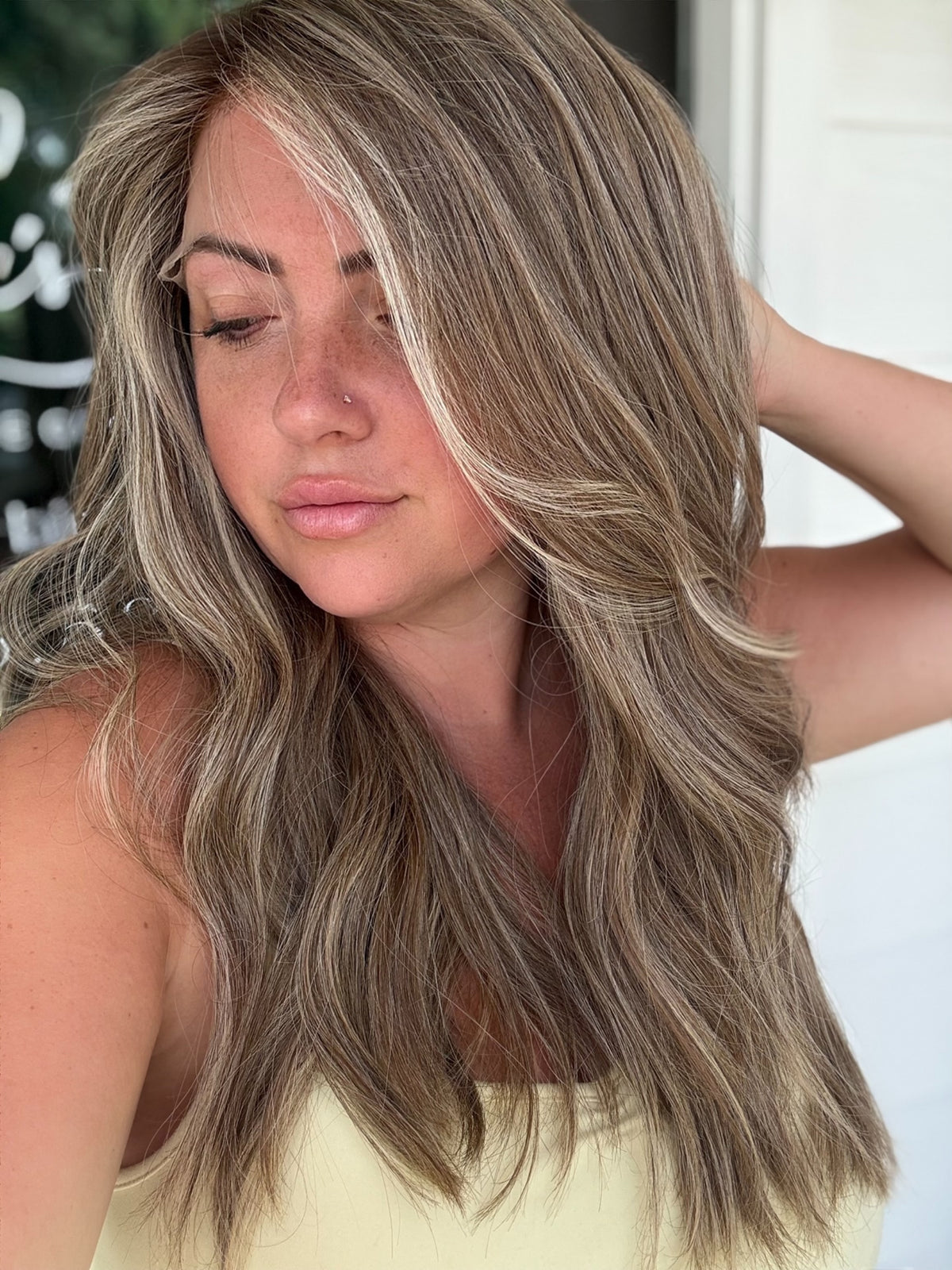 <b>Morgan</b><br><u>L</u> <br> <l>Signature Mongolian Collection</l> <br> 22” Lace Top Wig