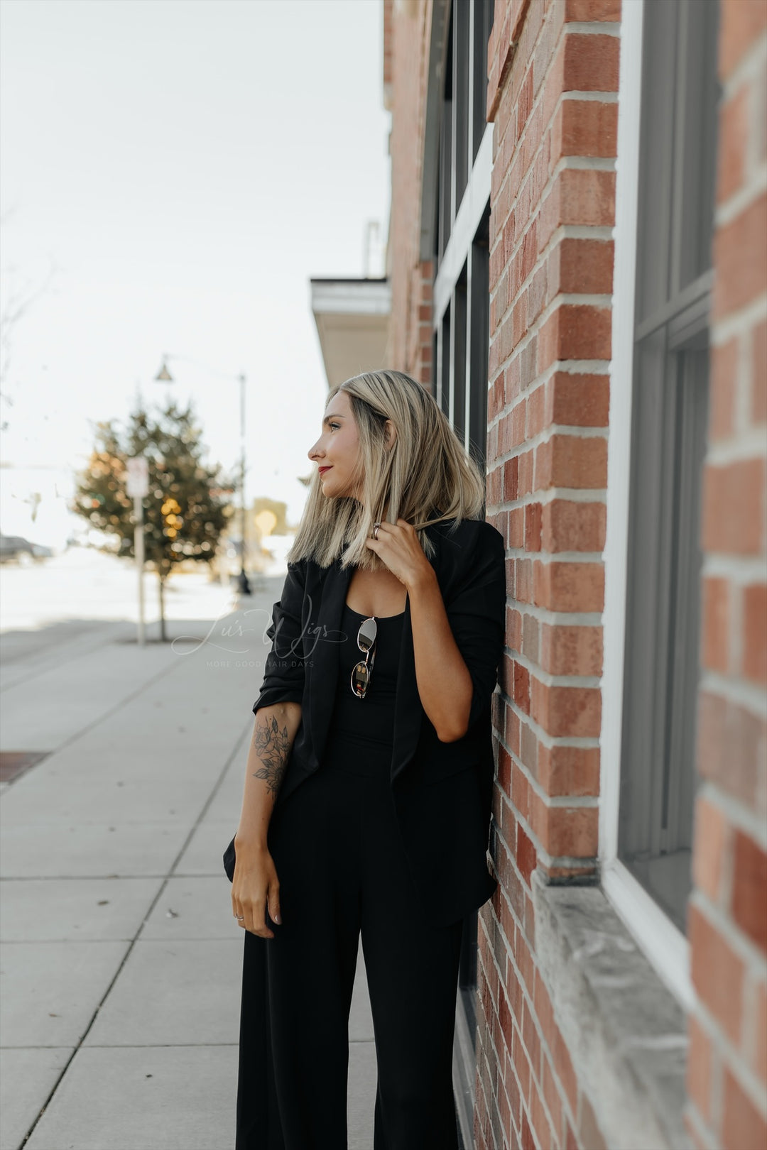 “Enid” 14” Lace Top Wig