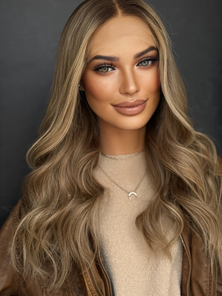 “Evangeline” 20” Glam Lace Top Wig