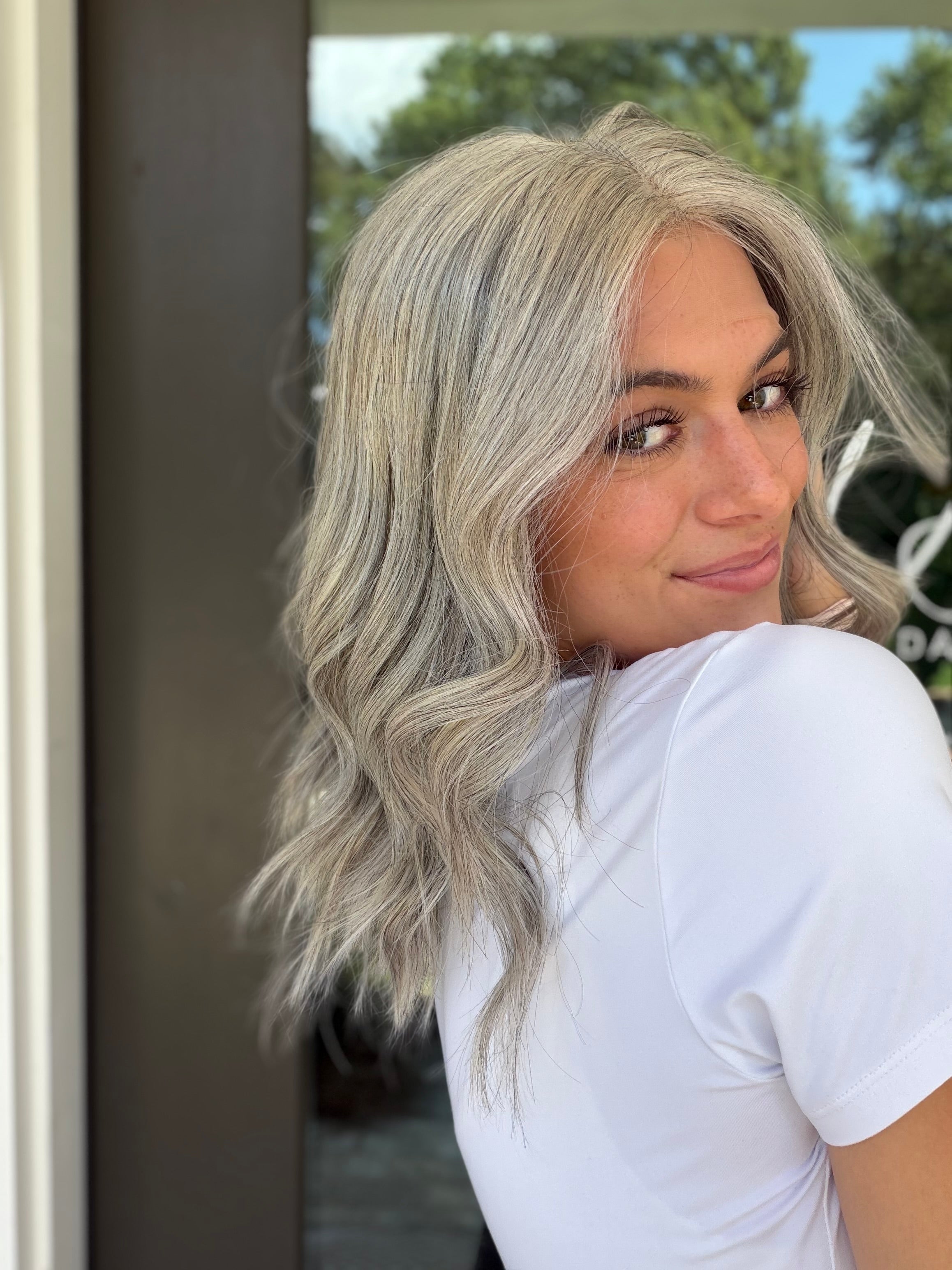 <b>Mary</b><br><u>xs</u> <br> <l>Signature Mongolian Collection</l> <br> 16” Lace Top Wig