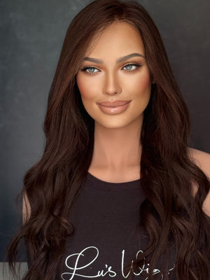 “Chocolate Brown” 24” Glam Collection