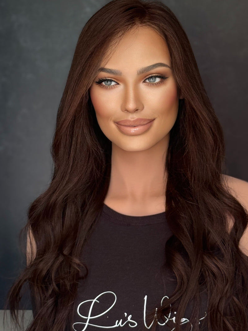 “Chocolate Brown” 24” Glam Collection