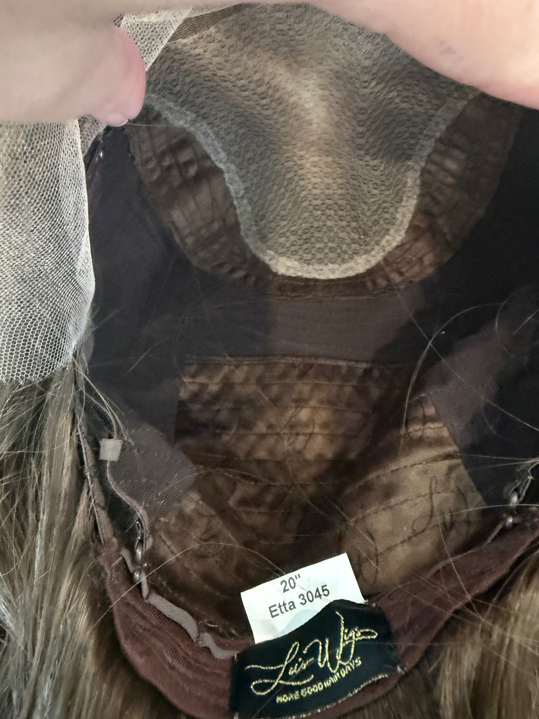 “Etta” 20” [L] lace top wig