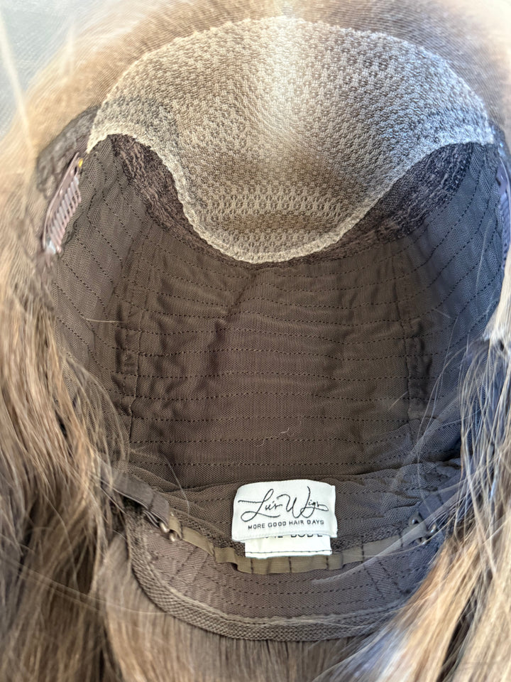 “Ash Brown” [L] 12” Lace Top Wig