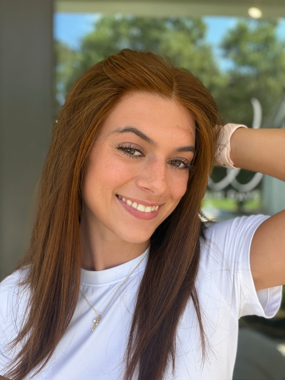 <b>Auburn</b><br><u>XS</u> <br> <l>Signature Mongolian Collection</l> <br> 18” Lace Top Wig