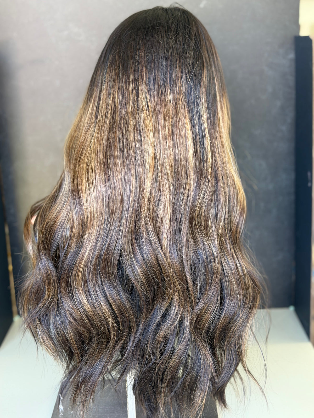 Custom Balayage Jordyn (L) · 24” Lace Top Wig · Signature Mongolian
