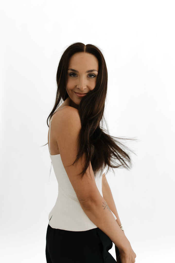 “Espresso” Glam Co. 22” Lace Top Wig
