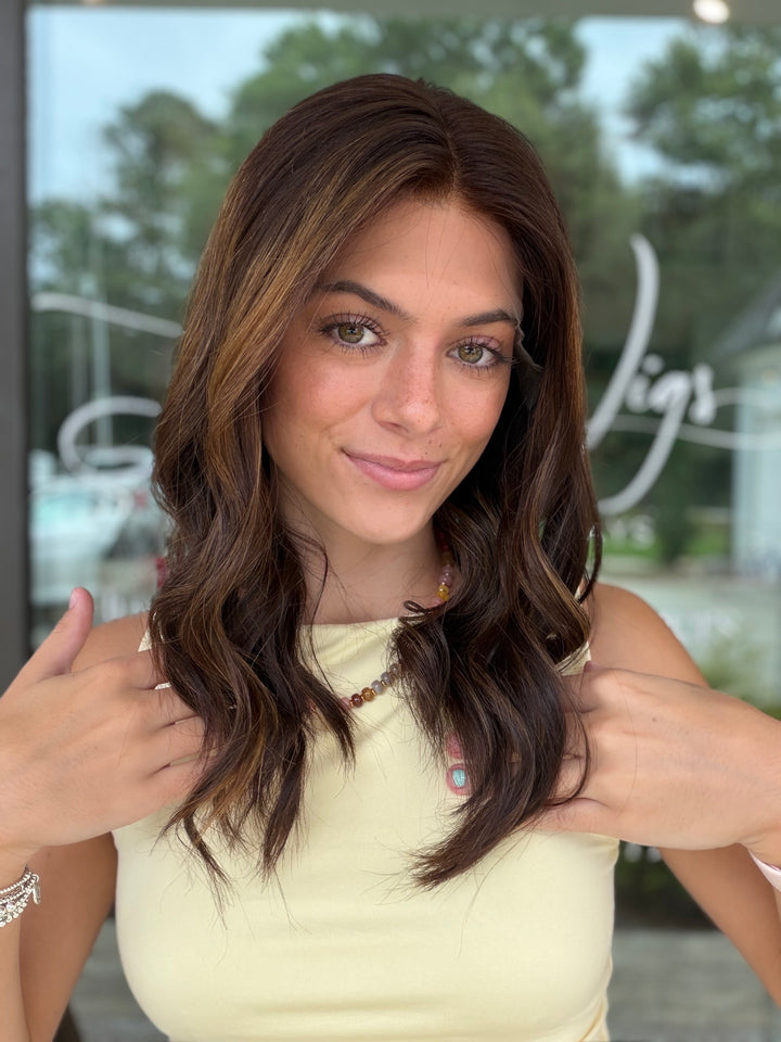 Cadence with balayage (S) 18” Lace Top Wig