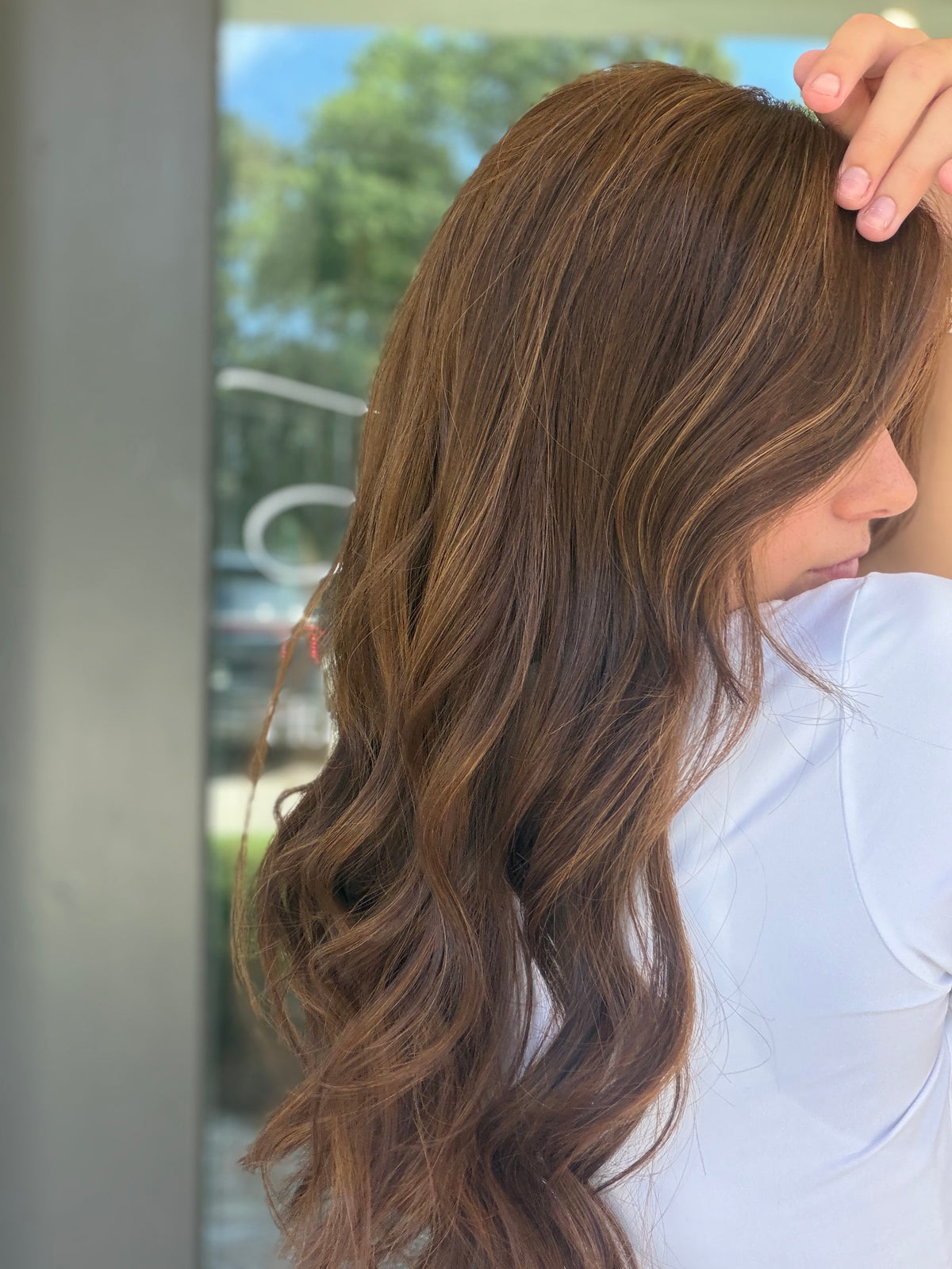 <b>Auburn</b><br><u>l</u> <br> <l>Signature Mongolian Collection</l> <br> 24” Lace Top Wig