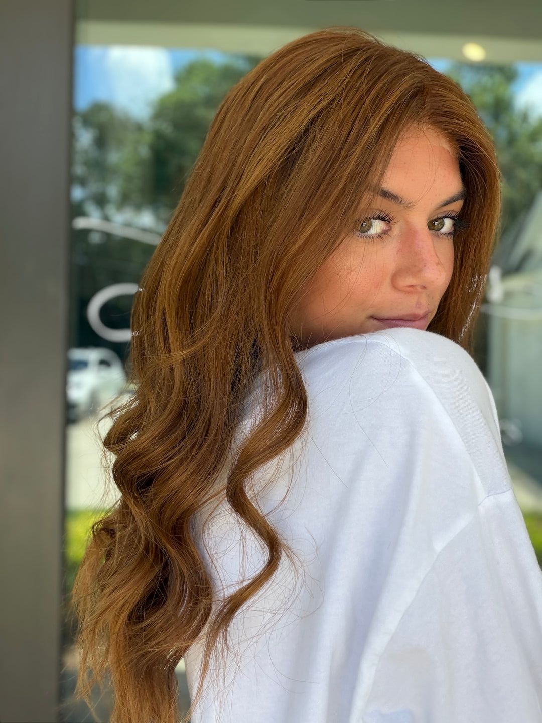 RESALE SS-0005 “Zoey” (M) 22” Lace Top Wig