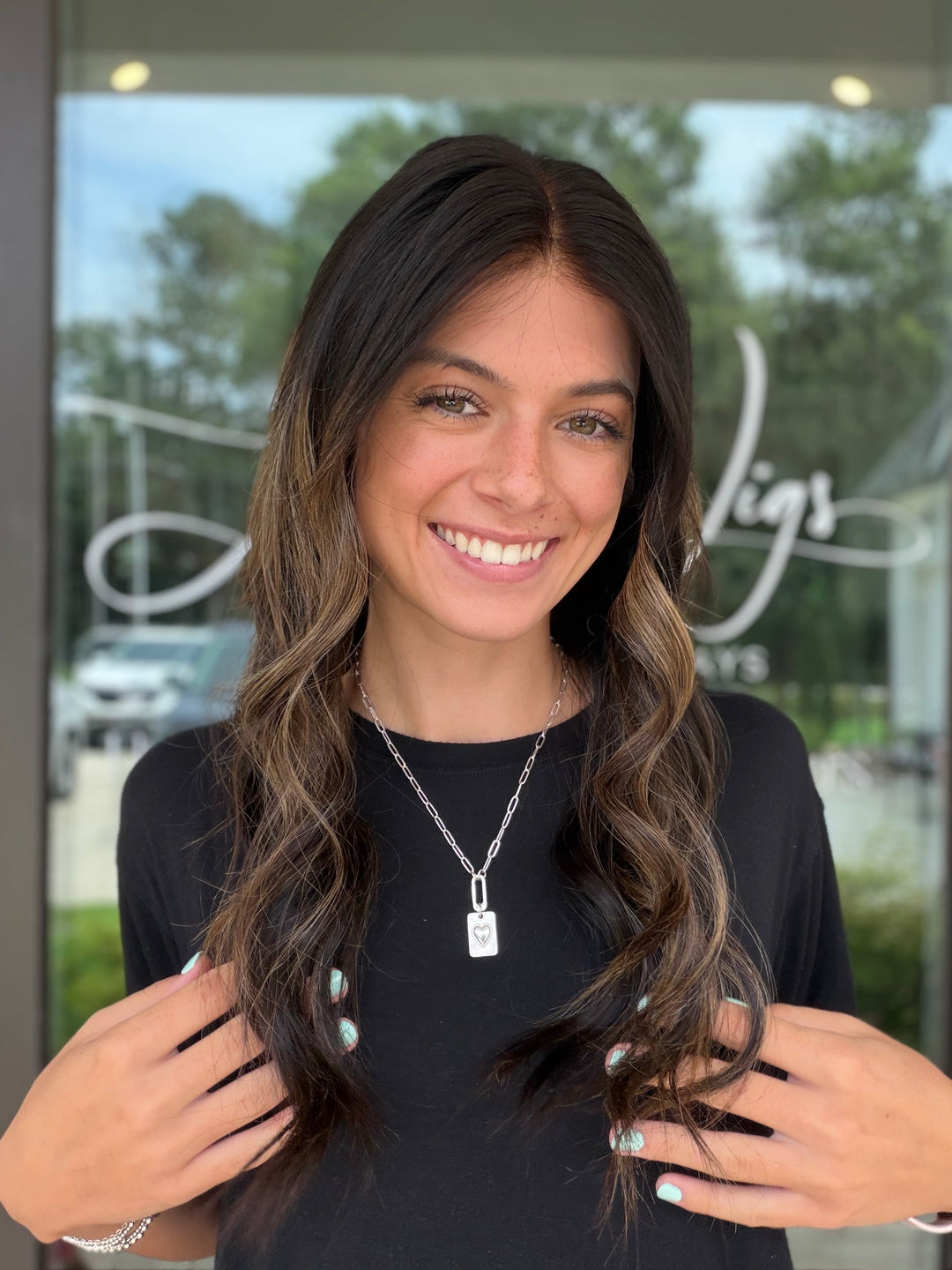 Jordyn with balayage (L) 22” Lace Top Wig
