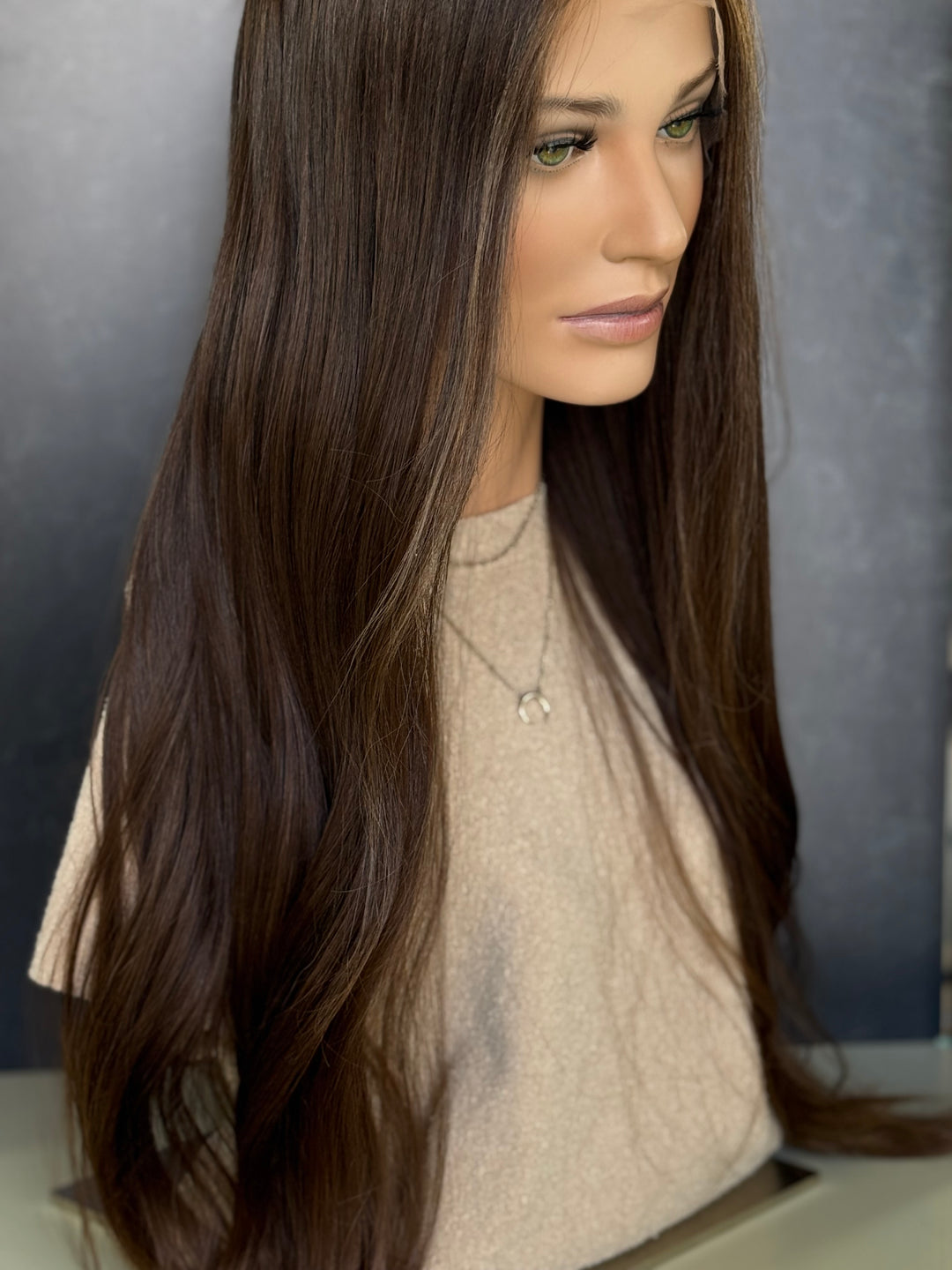 Euro 28” [M] Low Density Lace Top Wig