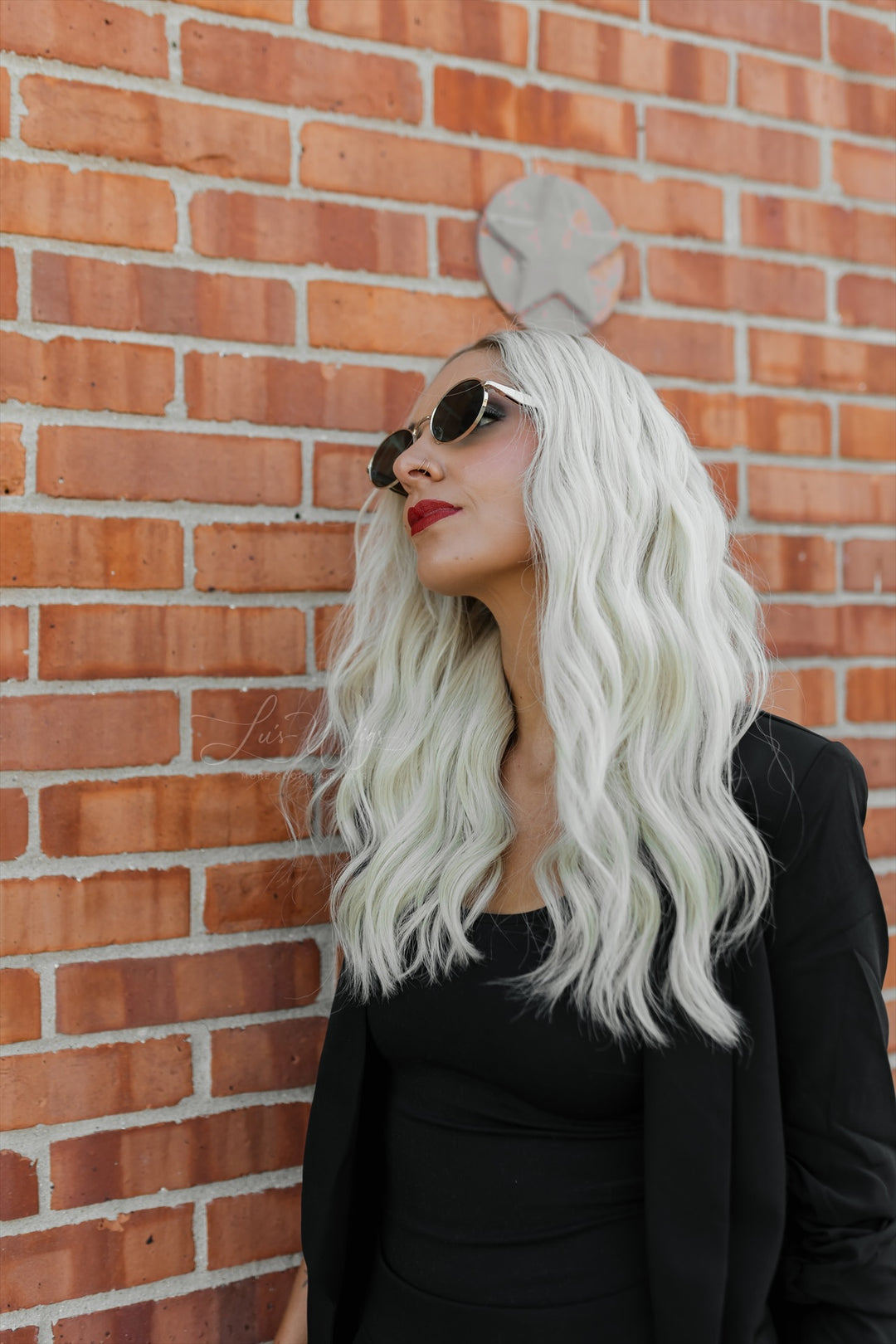 “Aurora” Glam Co. 20” Lace Top Wig