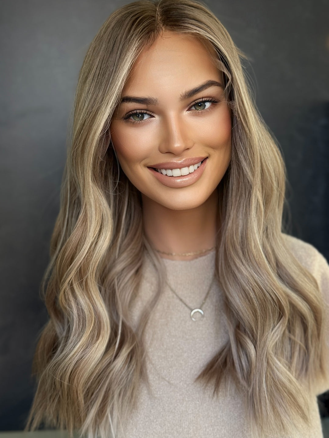 “Golden Hour” [XS] 21” Lace Top Wig