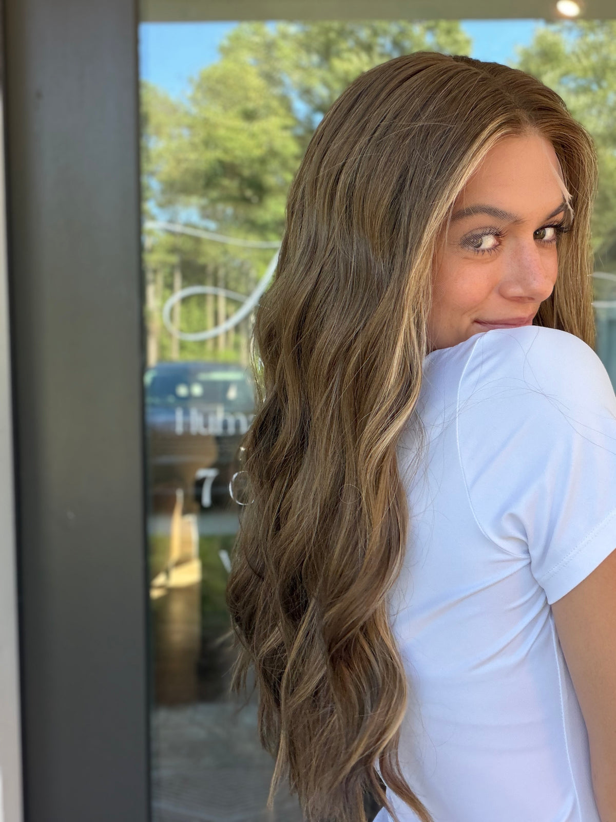 <b>Sandra</b><br><u>L</u> <br> <l>Signature Mongolian Collection</l> <br> 24” Lace Top Wig