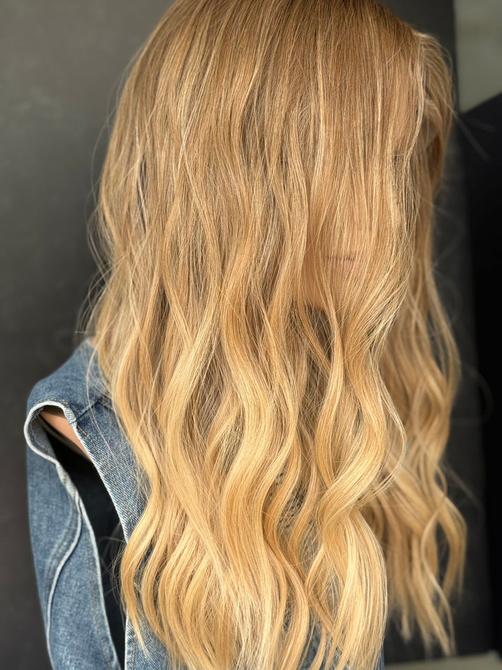 “Champagne smoke” [M] 21” Lace top wig