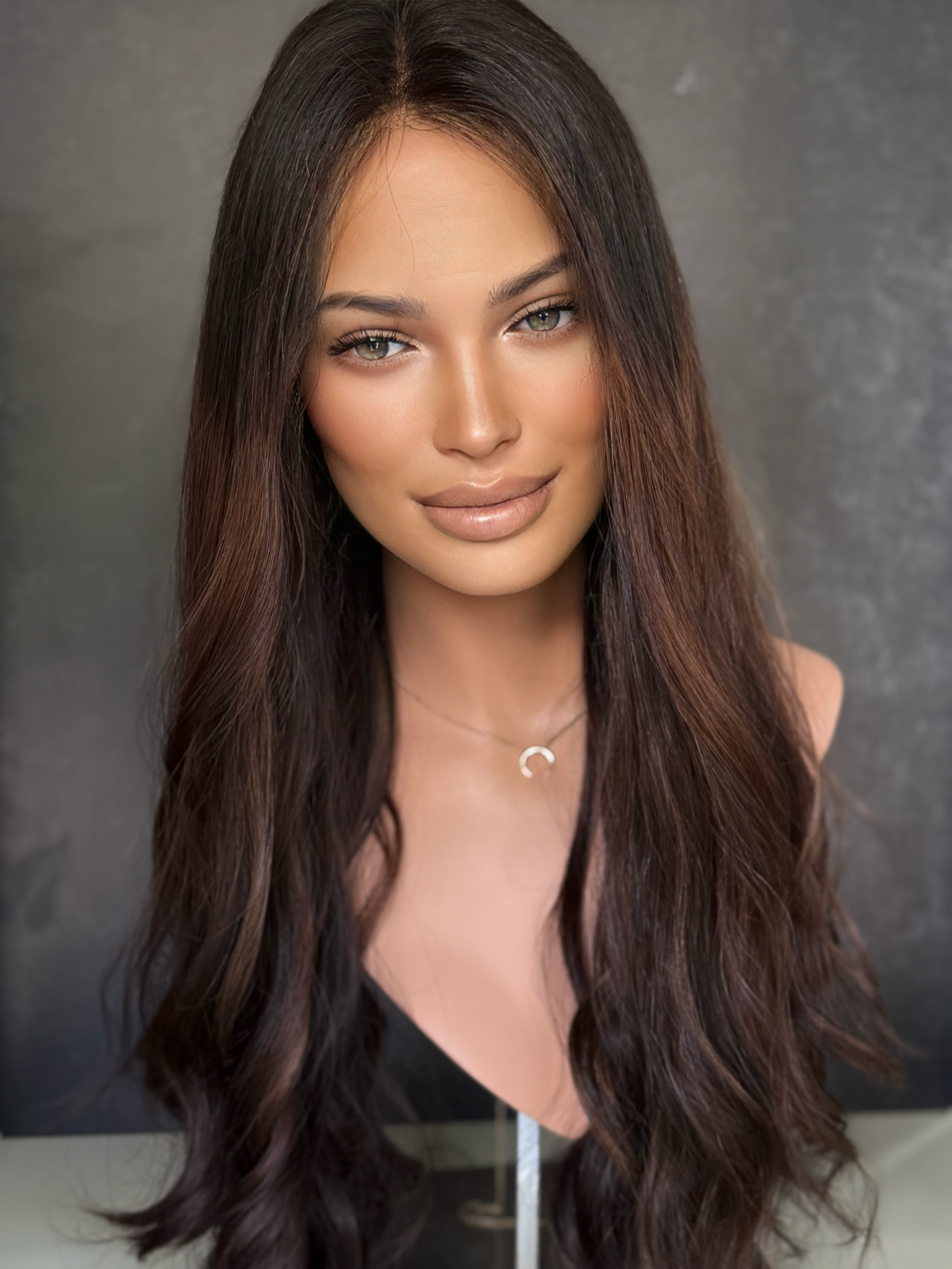 “LT2797” [S] 25” Euro lace top wig