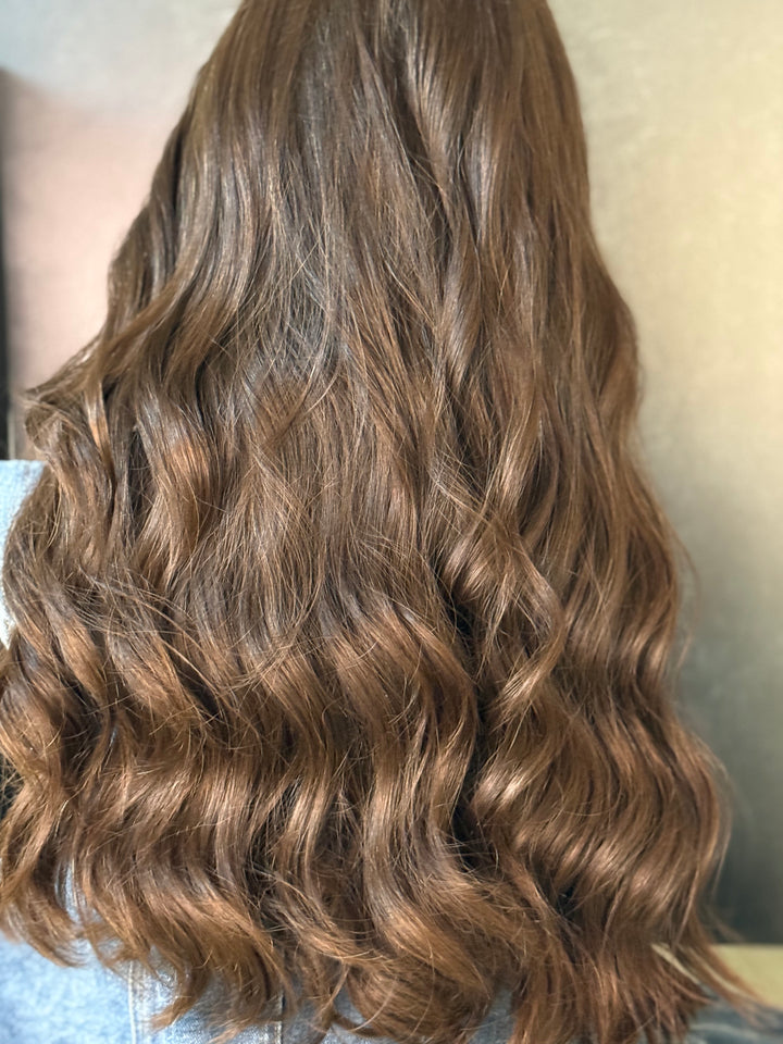 Lauren 22" Euro Lace Top Wig – Medium-Medium Light Brown | Lu's Wigs