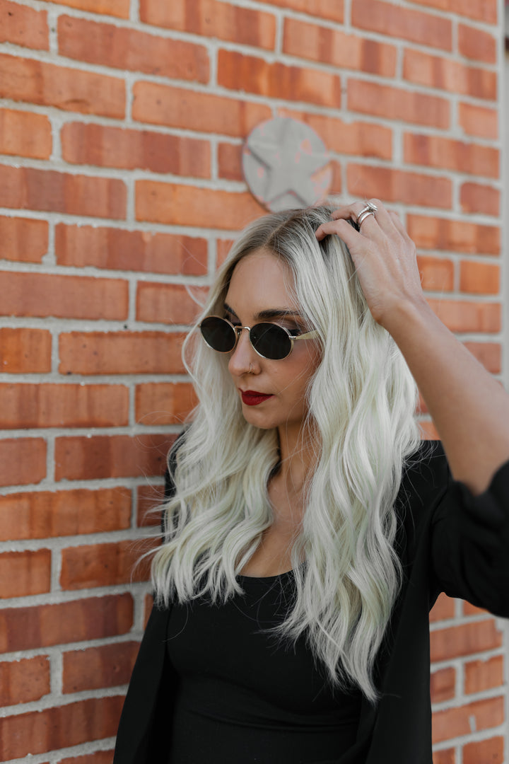 “Aurora” Glam Co. 22” Lace Top Wig