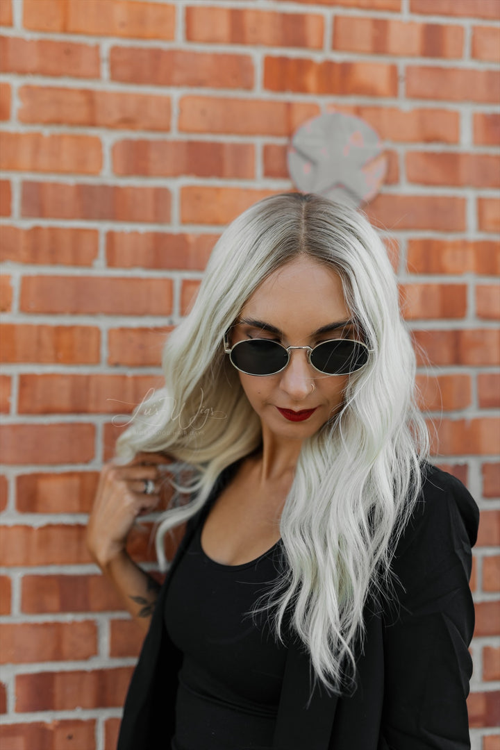 “Aurora” Glam Co. 20” Lace Top Wig