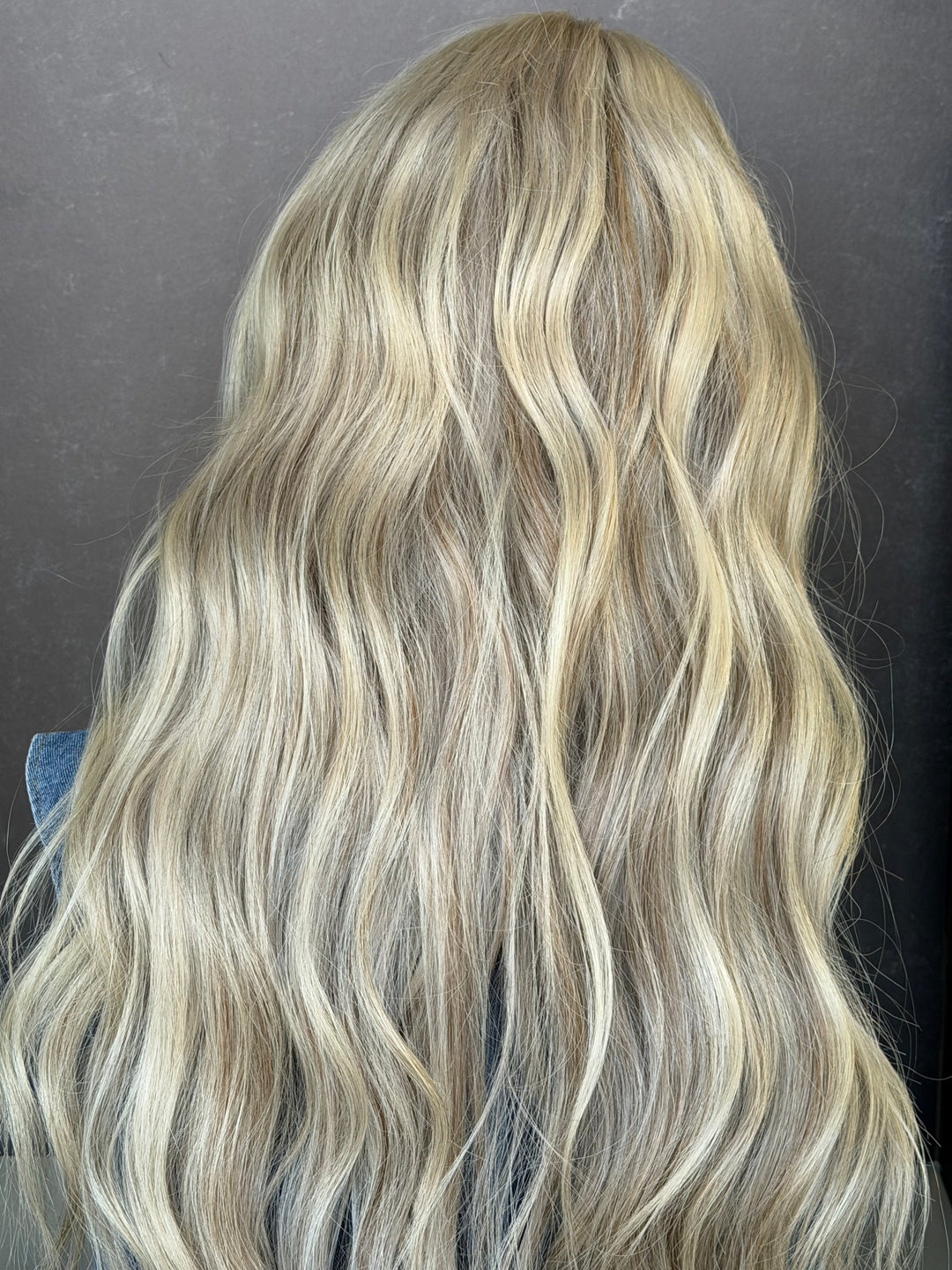 "White Blonde" Glam Co. 24" [S] Lace Top Wig