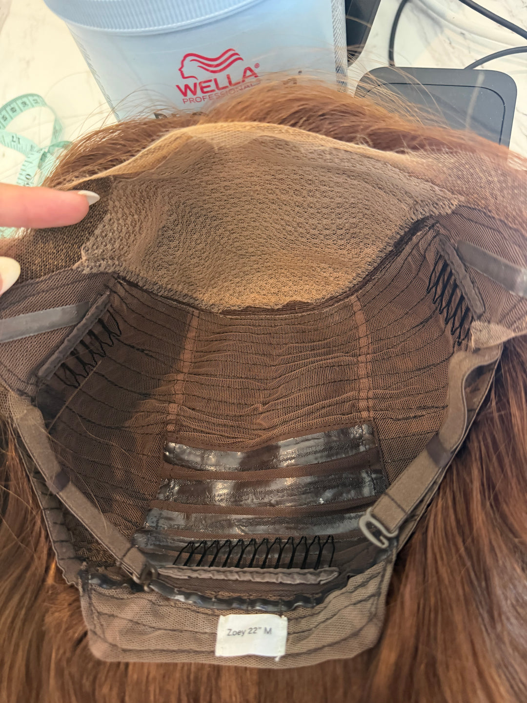 RESALE SS-0005 “Zoey” (M) 22” Lace Top Wig