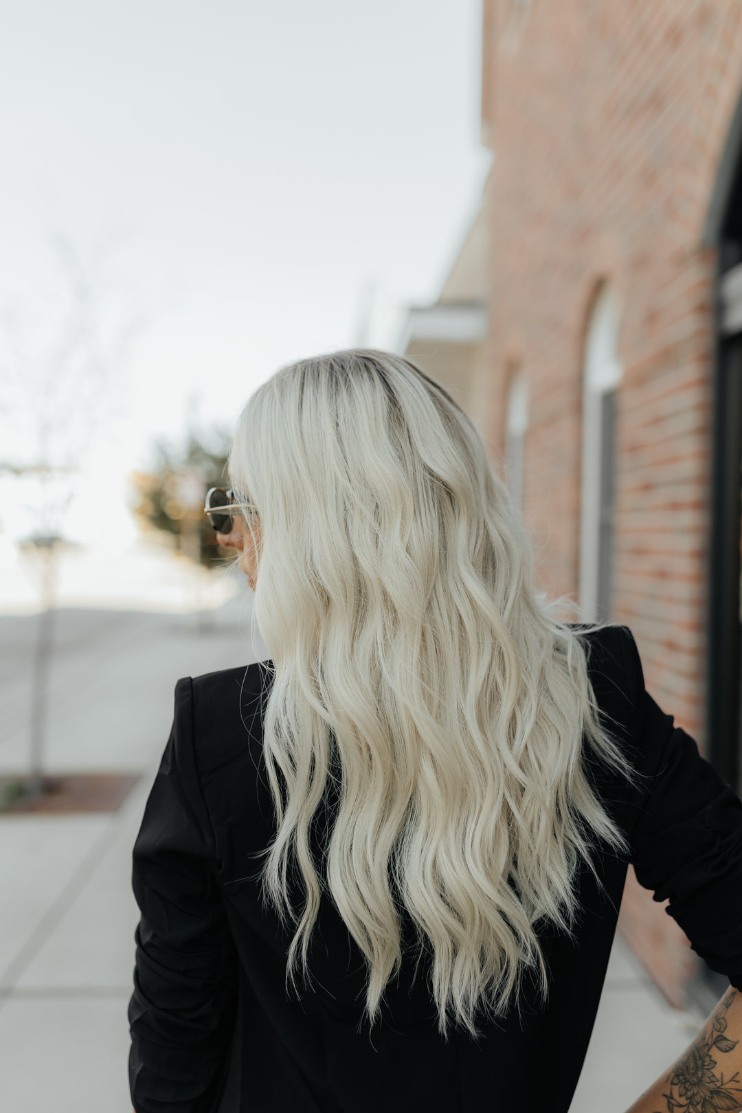 “Aurora” Glam Co. 22” Lace Top Wig